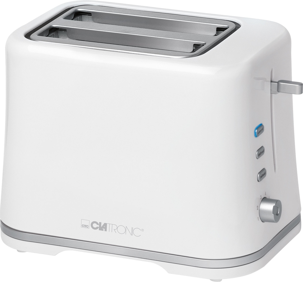 Тостер Clatronic TA 3554 white-silver (TA3554white-silver) фото1