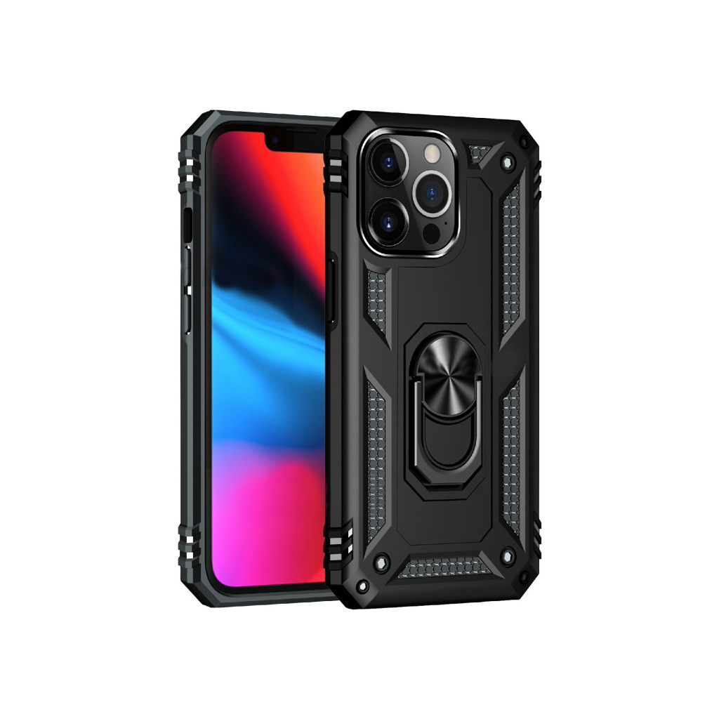 Чохол-накладка BeCover Military для Apple iPhone 13 Pro Black (707104) фото1
