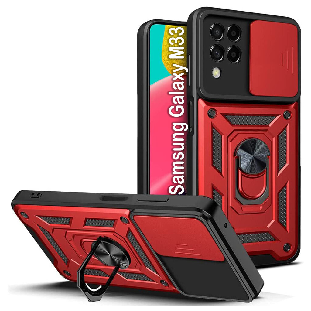 Чохол-накладка BeCover Military для Samsung Galaxy M33 SM-M336 Red (707389) фото1