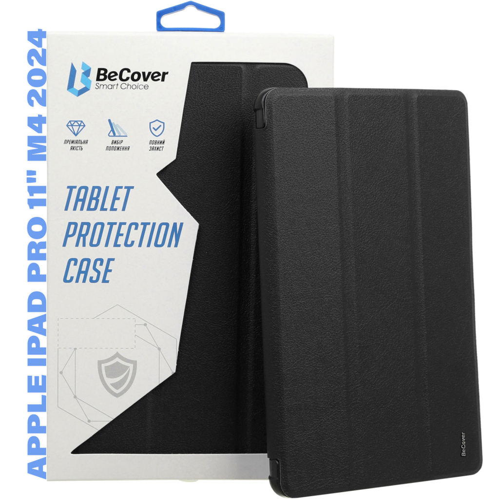 Чехол-книжка BeCover Smart Case для Apple iPad Pro 11" M4 2024 Black (711621) фото1