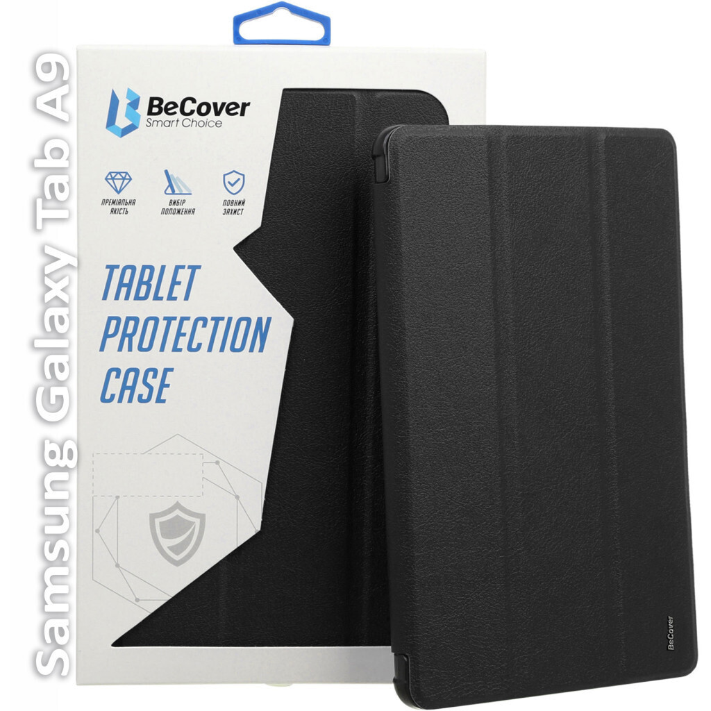 Чехол-книжка BeCover Smart для Samsung Galaxy Tab A9 SM-X115 8.7" Black (709902) фото1