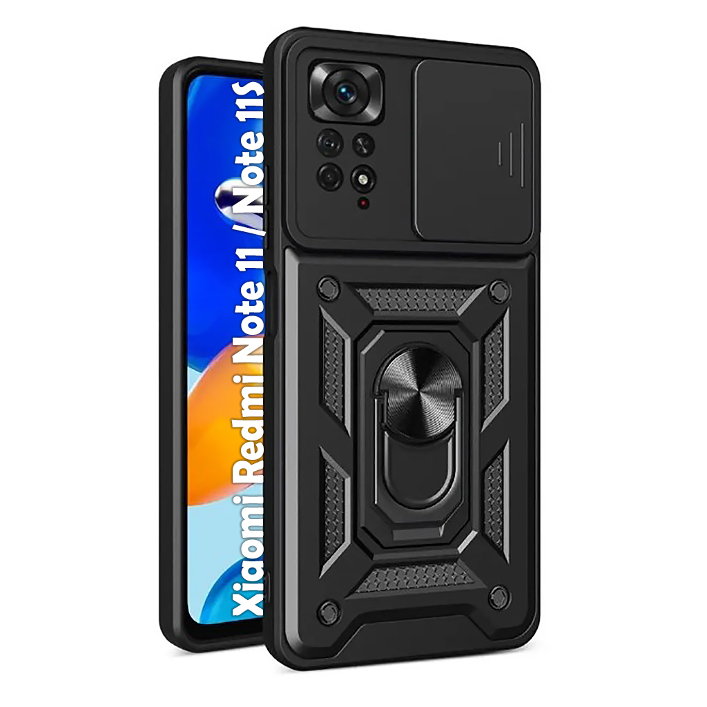 Чохол-накладка BeCover Military для Xiaomi Redmi Note 11/Note 11S Black (707413) фото1