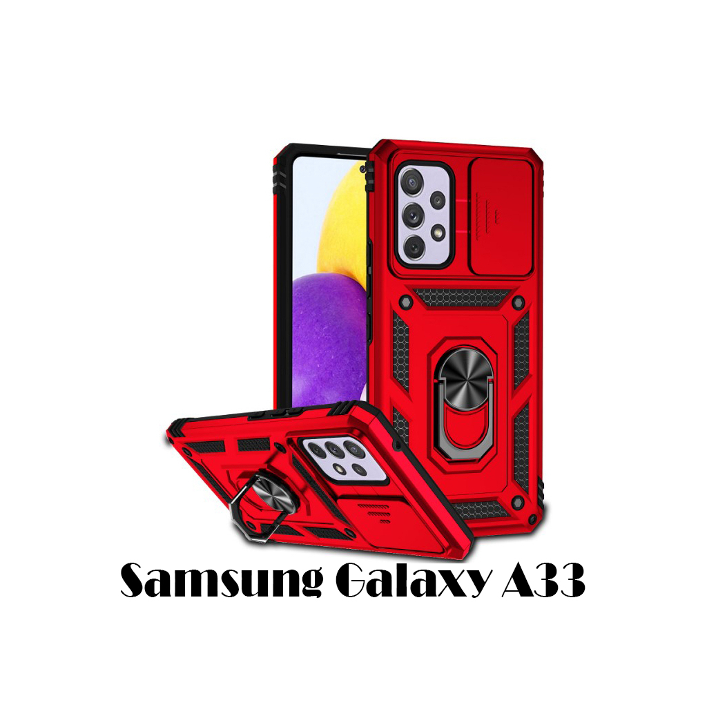 Чохол-накладка BeCover Military для Samsung Galaxy A33 SM-A336 Red (707385) фото1
