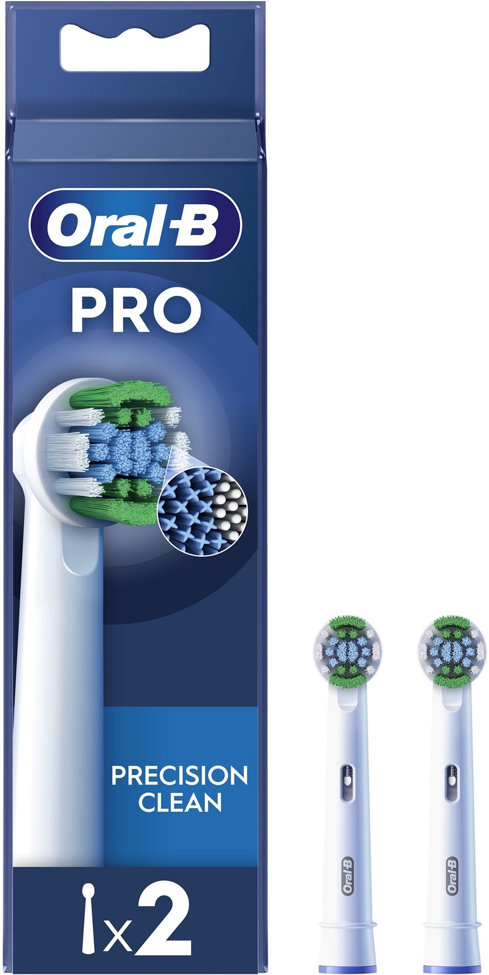 Насадка для зубной щетки Oral-B Pro Precision Clean, 2 шт (8006540847367) фото1