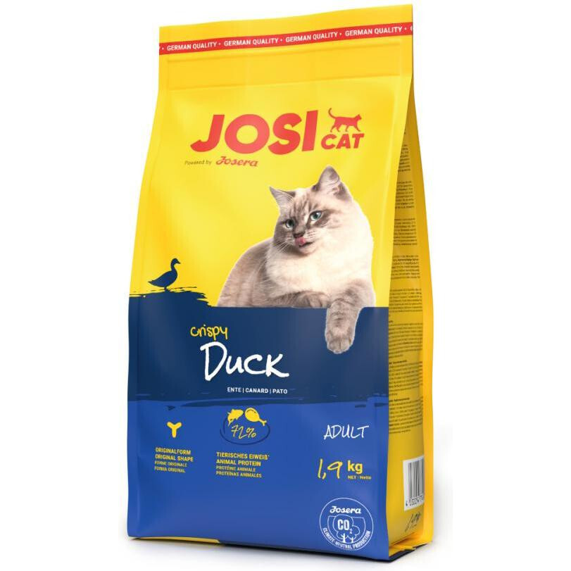 Сухий корм для кішок Josera JosiCat Crispy Duck 1.9 кг (4032254774907) фото1