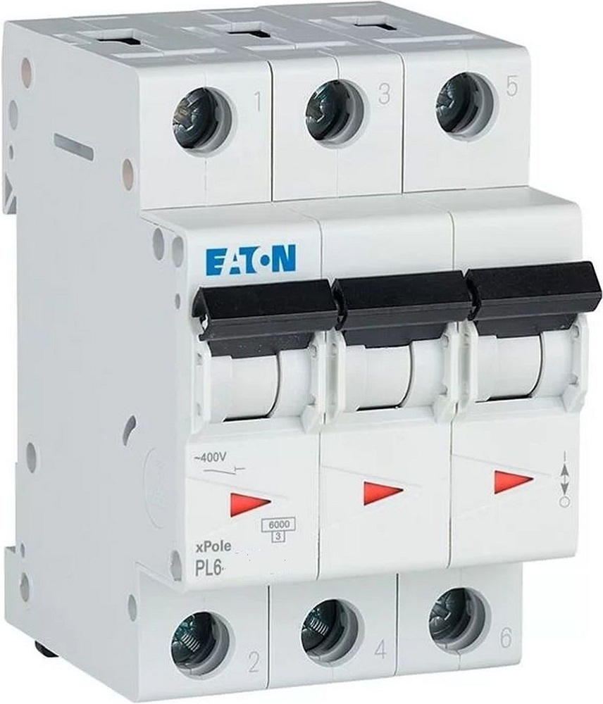 Автоматичний вимикач Eaton 3-п. М3 С 63А PL6 6кА фото1