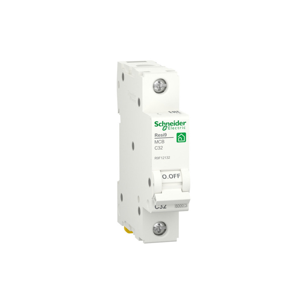 Автоматичний вимикач Schneider Electric RESI9 6kA 1P 32A C (R9F12132) фото1