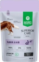 Вологий корм для собак Nature's Protection Superior Care Junior Grain Free Rabbit and Krill 85 г (NPSC47912)