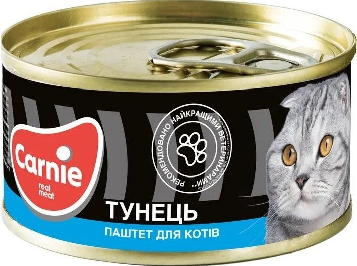 Паштет для котів Carnie м'ясний з тунцем 100 г (4820255190037) фото1