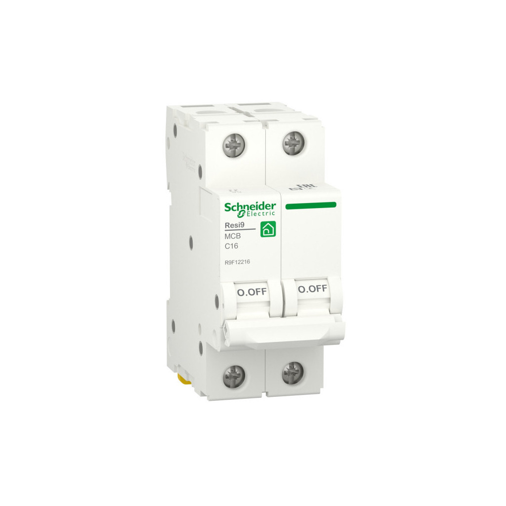 Автоматичний вимикач Schneider Electric RESI9 6kA 2P 16A C (R9F12216) фото1