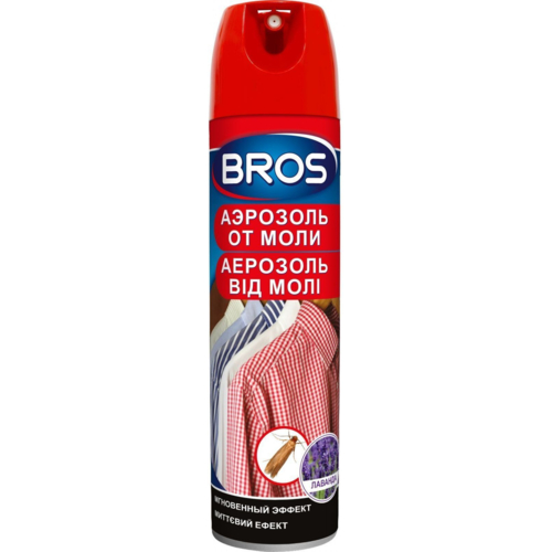 Аэрозоль от насекомых Bros от моли 150 мл (5904517061453/5904517001213)