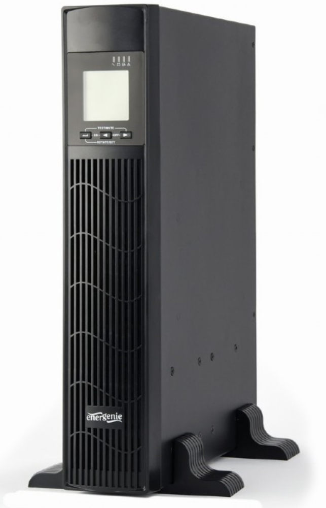 ДБЖ EnerGenie EG-UPSRACK-10 1000VA, Line Int., AVR, 3xIEC+1xSchuko, метал фото1