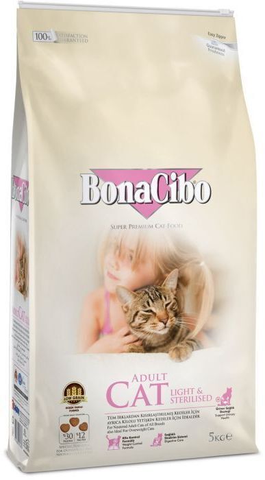 Сухий корм для кішок BonaCibo Adult Cat Light&Sterilized 5 кг (8694686405680) фото1