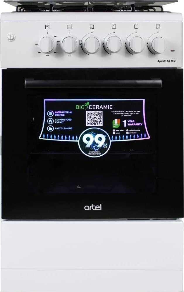 Плита комбинированная Artel Apetito 50 10-E White фото1