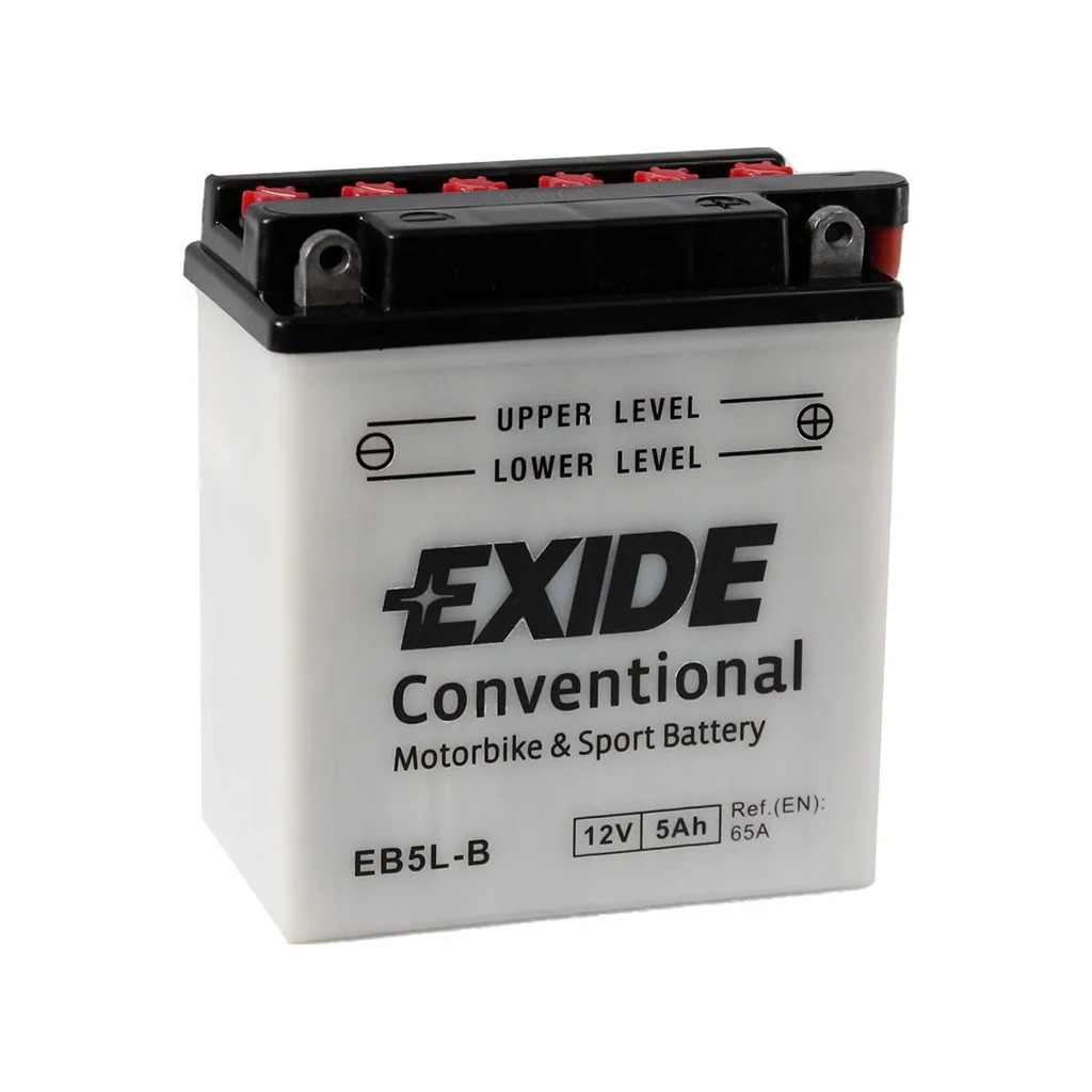 Акумулятор автомобільний EXIDE CONVENTIONAL 5Ah Ев (-/+) (65EN) (EB5L-B) фото1