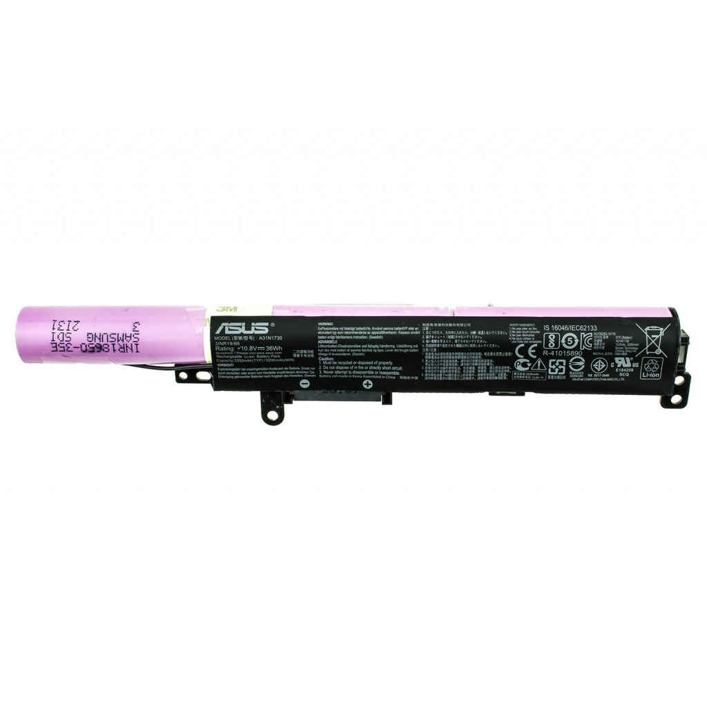 Аккумулятор для ноутбука ASUS X560 A31N1730, 3350mAh (36Wh), 3cell, 10.8V (A47585) фото1