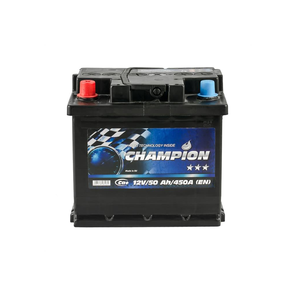 Аккумулятор автомобильный Champion Black 50 Ah/12V(CHB50-1) фото1