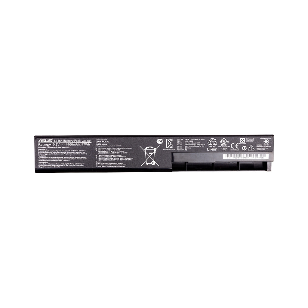 Аккумулятор для ноутбука ASUS X401 (A32-X401) 10.8V 4400mAh PowerPlant (NB431083) фото1