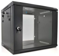 Шафа настінна Merlion 19", 9U, 600x450x500 мм, Black (Ml3-6409 / 23527)