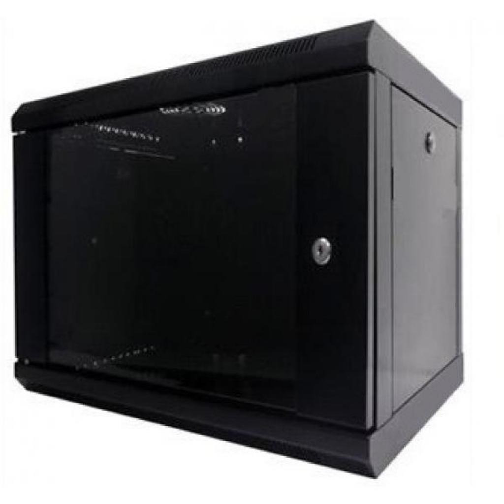 Шкаф настенный Hypernet 19", 9U, 600x450 мм, Black (WMNC-9U-FLAT-BLACK) фото1
