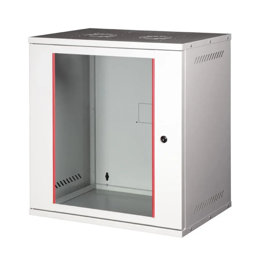 Шкаф настенный Hypernet 19", 12U, 542x400 мм, разборный Security Box (SB-40-12U-FLAT) фото1