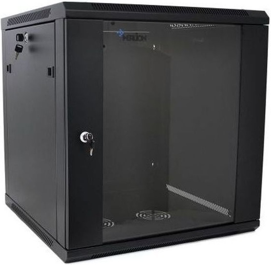 Шафа настінна Merlion 19", 12U, 600x600x634 мм, Black (Ml3-6612 / 23530) фото1