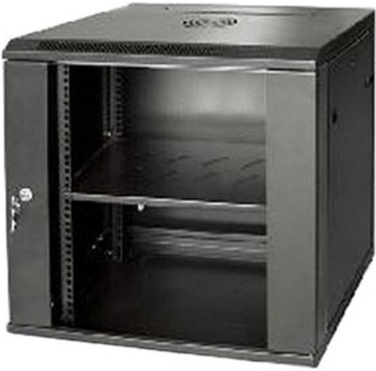 Шафа настінна Kingda 19", 12U, 600x450 мм, RAL9004 (KD-007-6412) фото1