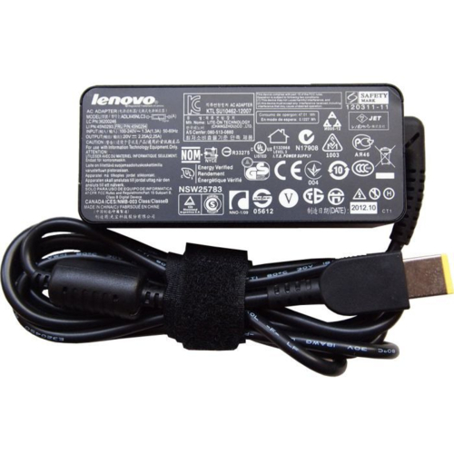 Блок питания Lenovo 45W 20V 2.25A прямоугольный разъем (ADLX45NLC3 / A40154)