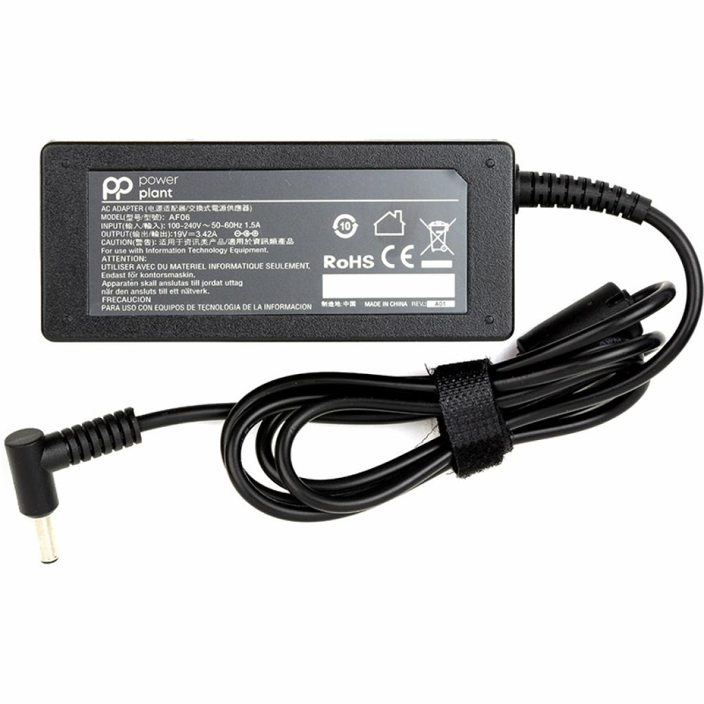 Блок питания PowerPlant ASUS 65W 19V 3.42A 4.5x3.0 (AS65F4530) фото1