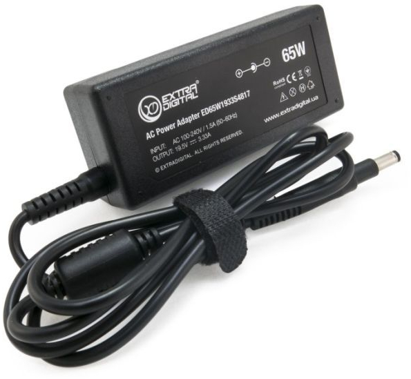 Блок питания Extradigital HP 65W 19.5V 3.33A 4.8x1.7 (PSH3823) фото1