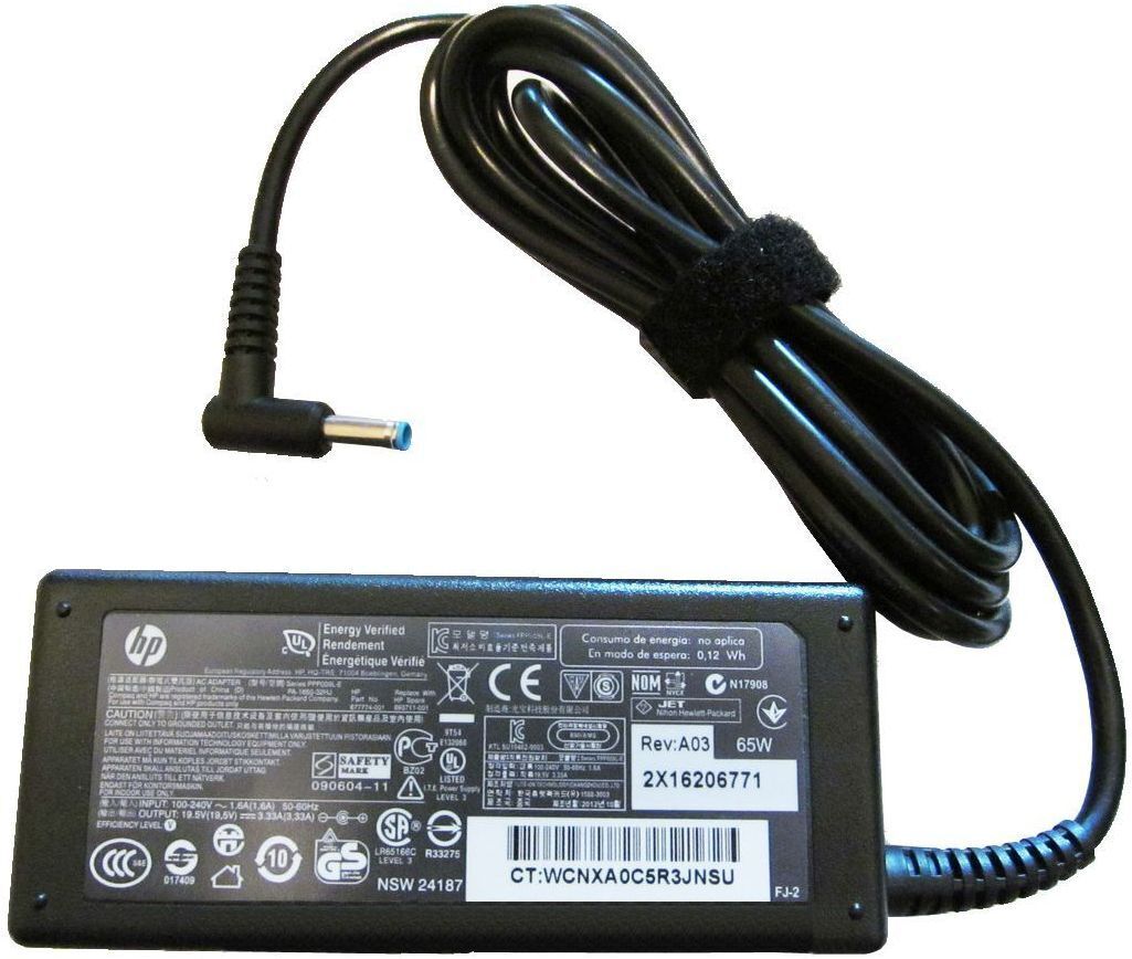 Блок питания HP 65W 19.5V 3.33A 4.5x3.0 (PPP09D-S / A40146) фото1