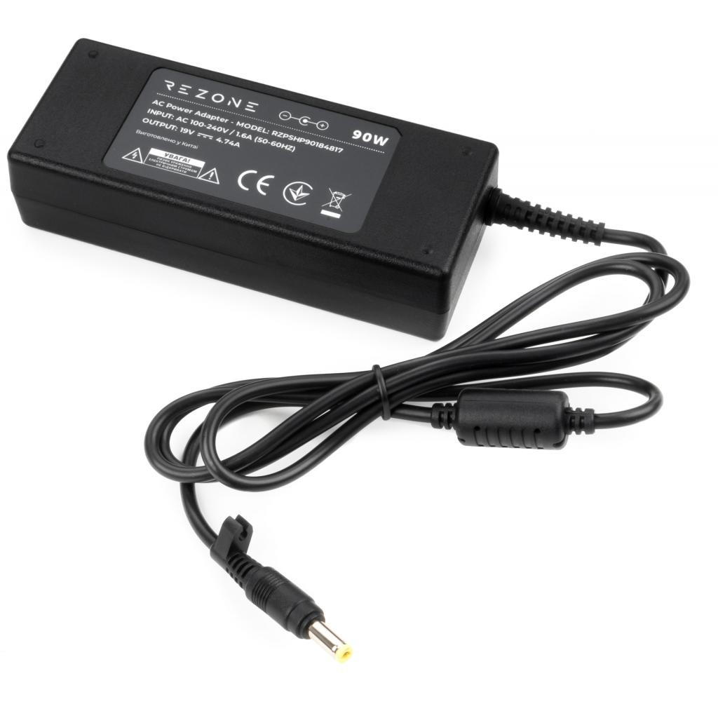 Блок питания Rezone HP 90W 18.5V 4.74A 4.8x1.7 (RZPSHP90184817) фото1