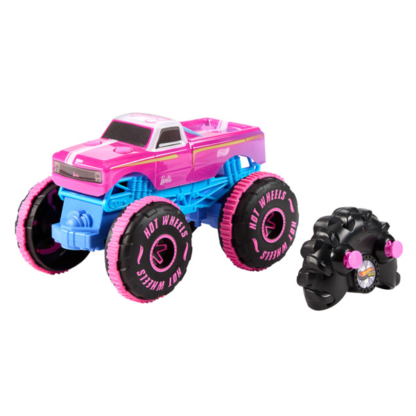 Увеличенная машинка-внедорожник 1:24 для Barbie на радиоуправлении Hot Wheels (JHW58)