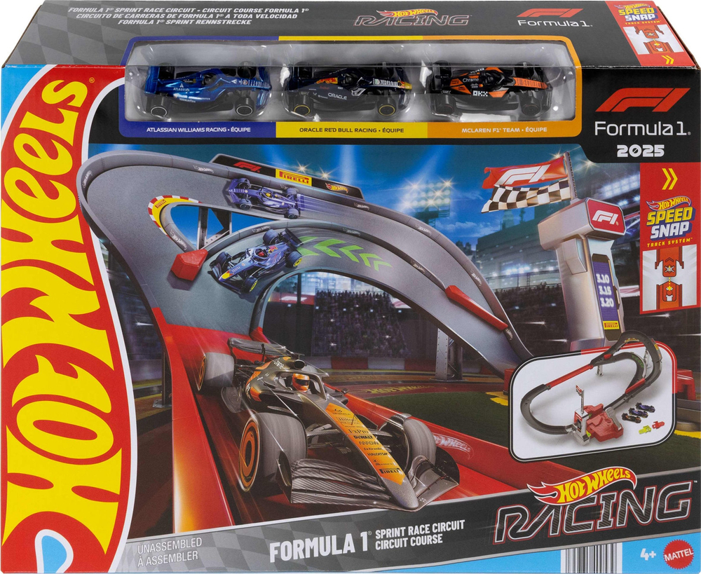 Набор Трасса для гонки Формула 1 Hot Wheels (JNN32) фото1