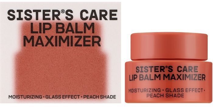 Бальзам для губ Sister's Aroma Lip Balm Maximizer Peach 4 г (4820227782703) фото1