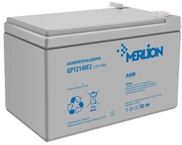 Аккумуляторна батарея Merlion 12V-14Ah (GP12140F2) фото1