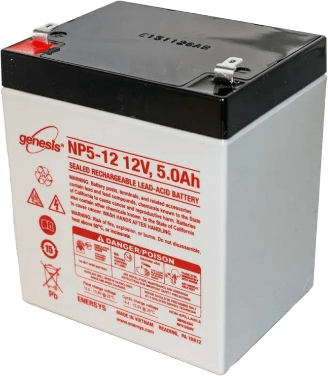 Аккумуляторна батарея EnerSys 12V 5Ah (NP 5-12) фото1