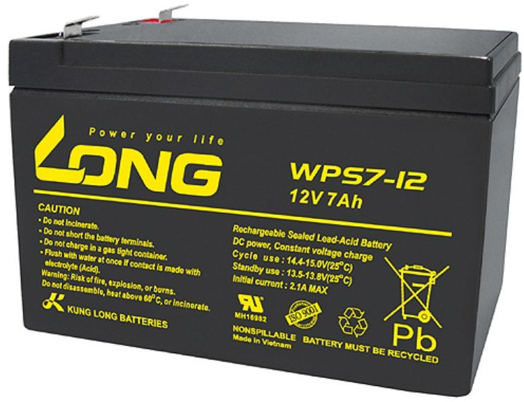 Аккумуляторная батарея Long 12В 7Ач (WPS7-12) (WPS7-12)