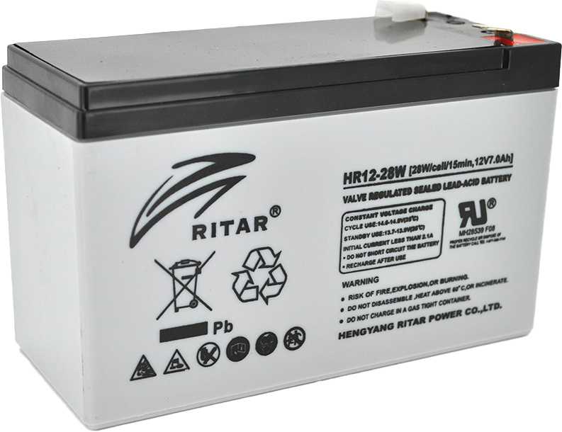 Аккумуляторная батарея Ritar 12V-7.0 Ah (HR1228W) фото1