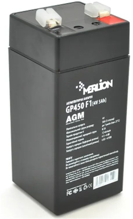 Аккумуляторная батарея Merlion 4V-5 Ah (GP450F1-B) фото1