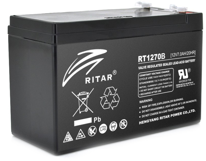 Аккумуляторная батарея Ritar AGM 12V-7 Ah (RT1270B)