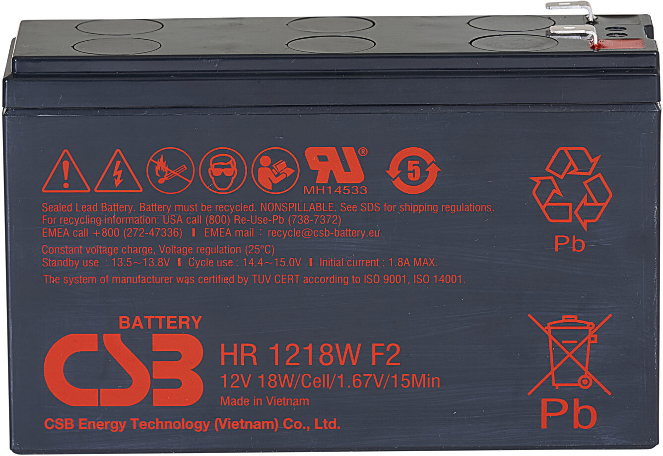 Аккумуляторная батарея CSB 12V 18W (HR1218WF2)