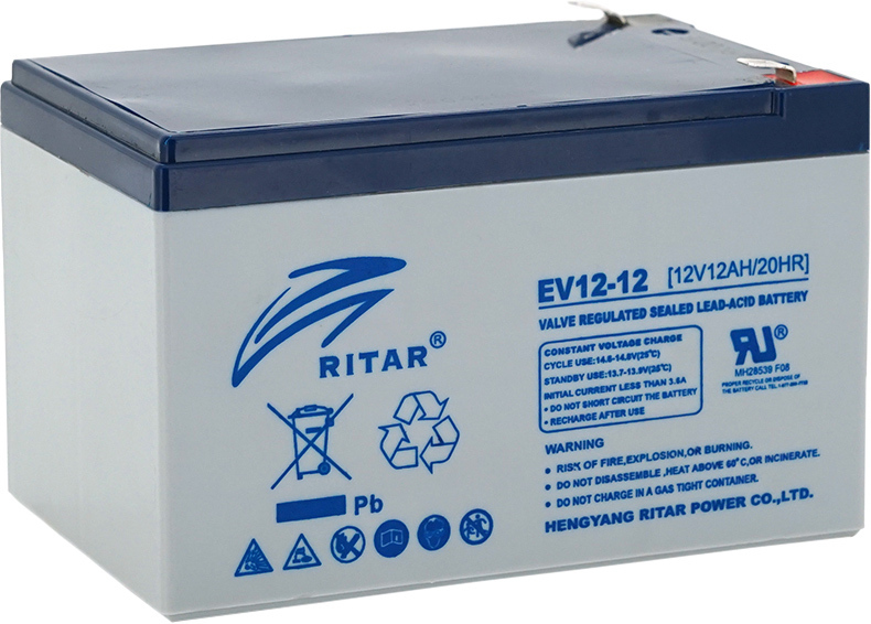 Аккумуляторная батарея Ritar 12V 12 Ah (EV12-12) фото1