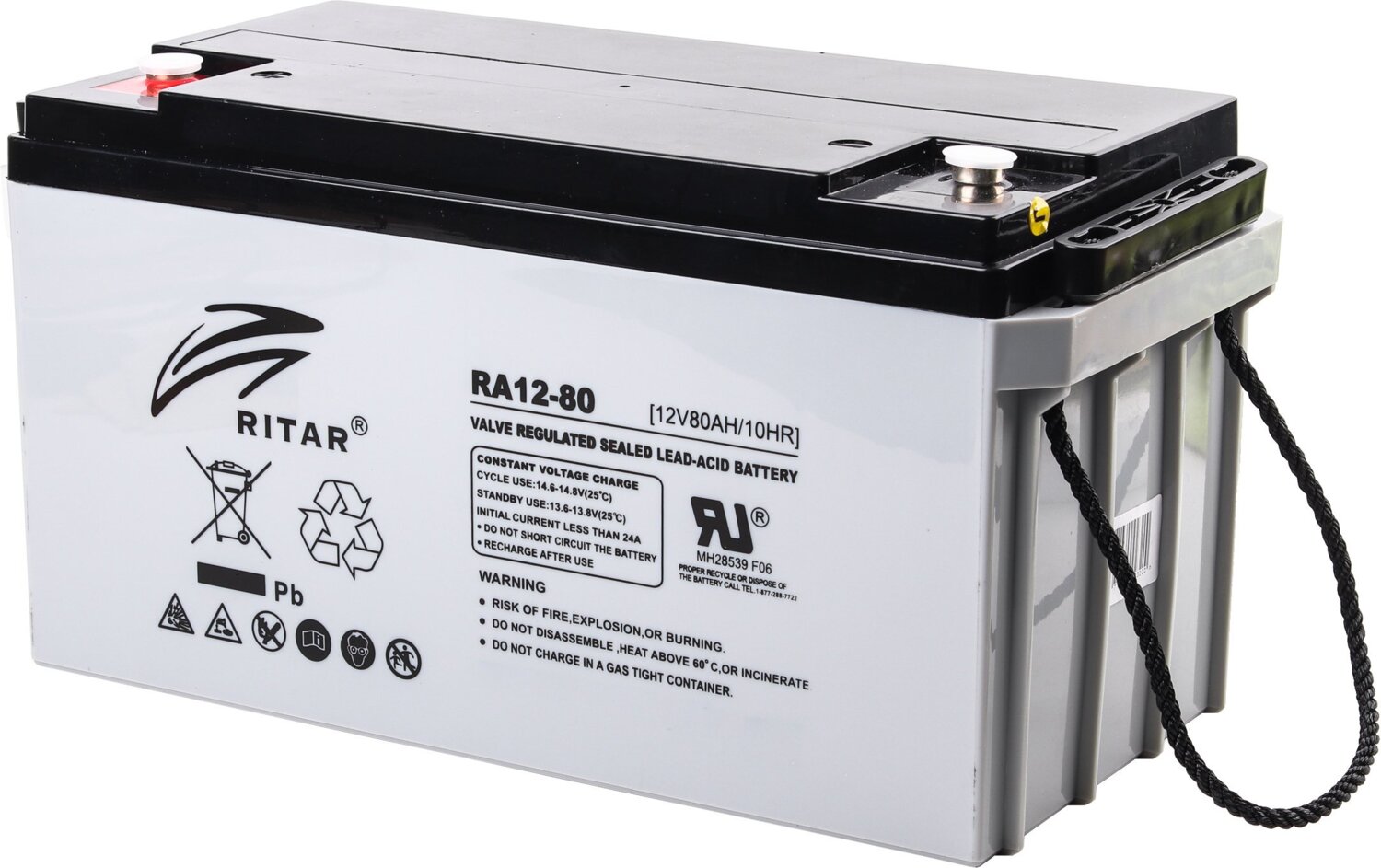 Аккумуляторная батарея Ritar AGM 12V-80 Ah (RA12-80)