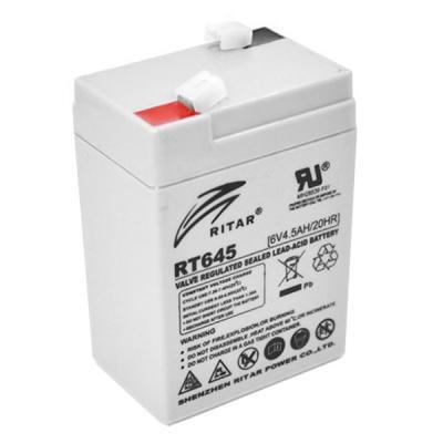 Аккумуляторна батарея Ritar AGM 6V-4.5 Ah (RT645) фото1