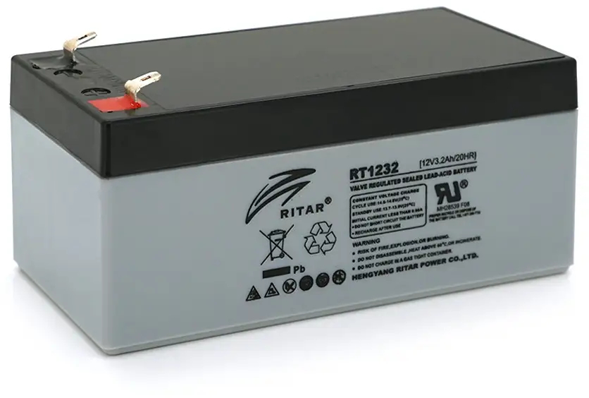 Аккумуляторна батарея Ritar AGM 12V-3.2 Ah (RT1232) фото1