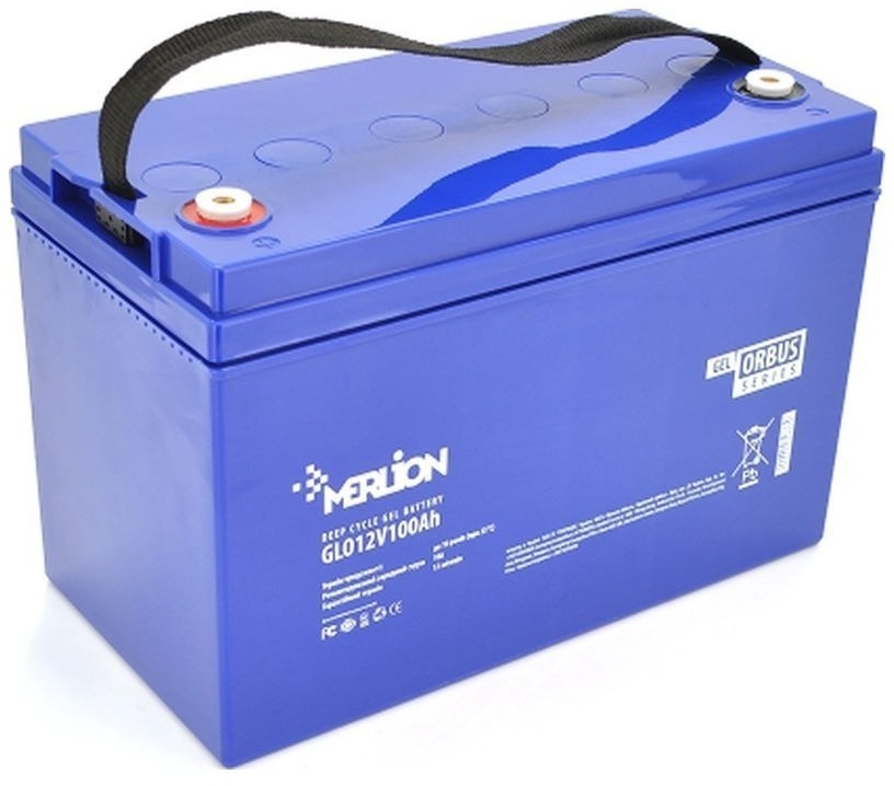 Аккумуляторна батарея Merlion GLO 12V 100 Ah (GLO12V100Ah) фото1