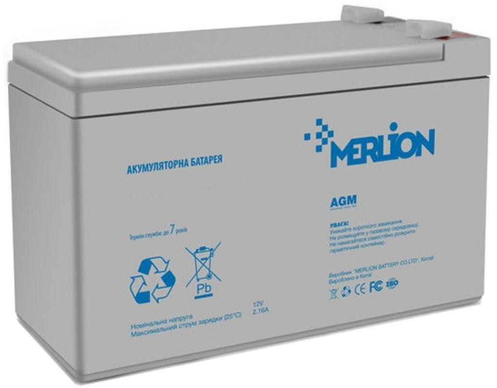 Аккумуляторная батарея Merlion 12V-9.5Ah (GP1295F2) фото1