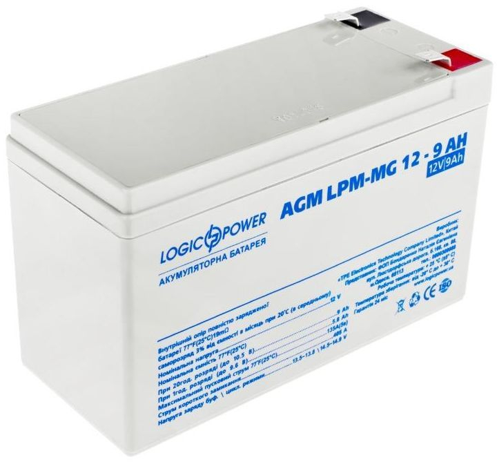 Аккумуляторная батарея LogicPower LPM MG 12В 9Ач (6555) фото1