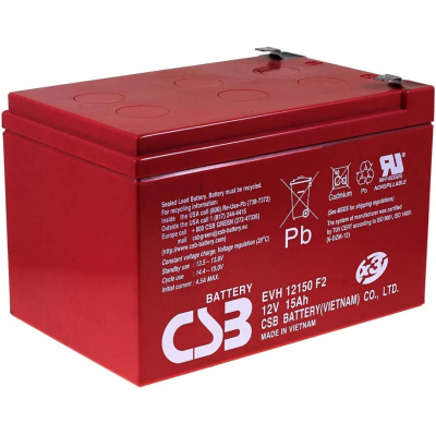 Аккумуляторная батарея CSB 12V 15Ah (EVH12150) фото1